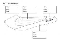 Sea-Doo HX Retro PWC Seat Cover